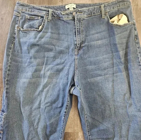 Nili Lotan‎ for Target High Rise Flare Wide Leg Jeans Size 20W/22W - Picture 3 of 7